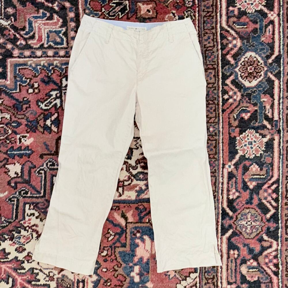 Tommy Hilfiger Women's 6‎ All Cotton Khaki Chino Pants